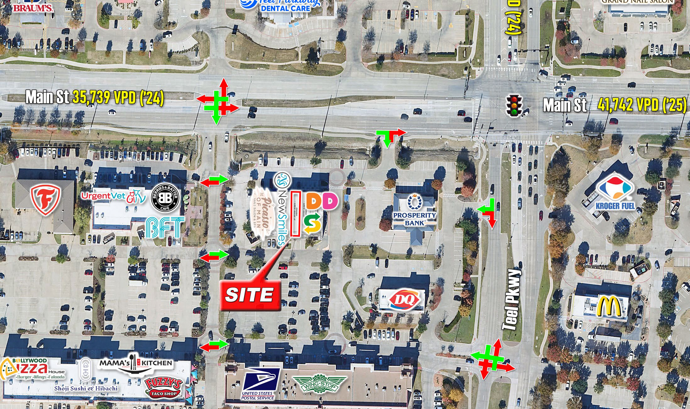 Frisco strip center hopkins commercial texas
